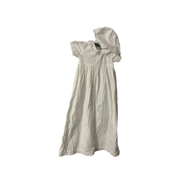 Fantasie Kids  White Christening Dress & Bonnet 9 Months Cotton RARE - Picture 1 of 16
